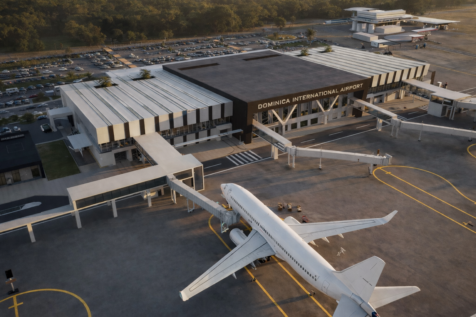 Dominica International Airport construction progress